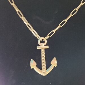 Brighton Silver Anchor Pendant Necklace